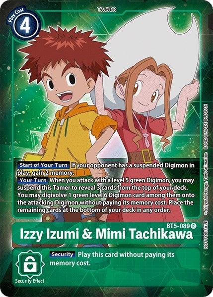 Image for Izzy Izumi & Mimi Tachikawa (Box Topper) (BT05) (5089)