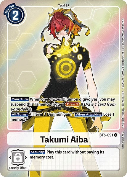 Image for Takumi Aiba (Box Topper) (BT05) (5091)