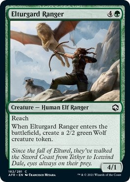 Image for Elturgard Ranger (Adventures in the Forgotten Realms) (182) - Magic: The Gathering