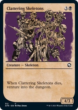 Image for Clattering Skeletons (Showcase) (Adventures in the Forgotten Realms) (312) - Magic: The Gathering