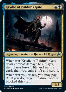 Image for Krydle of Baldur's Gate (Adventures in the Forgotten Realms) (226) - Magic: The Gathering