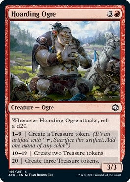 Image for Hoarding Ogre (Adventures in the Forgotten Realms) (146) - Magic: The Gathering