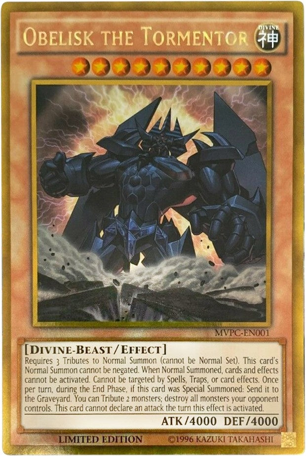 Image for Obelisk the Tormentor (Blu-Ray DVD Promo) (The Dark Side of Dimensions Movie Pack: Gold Edition) (MVPC-EN001) - YuGiOh