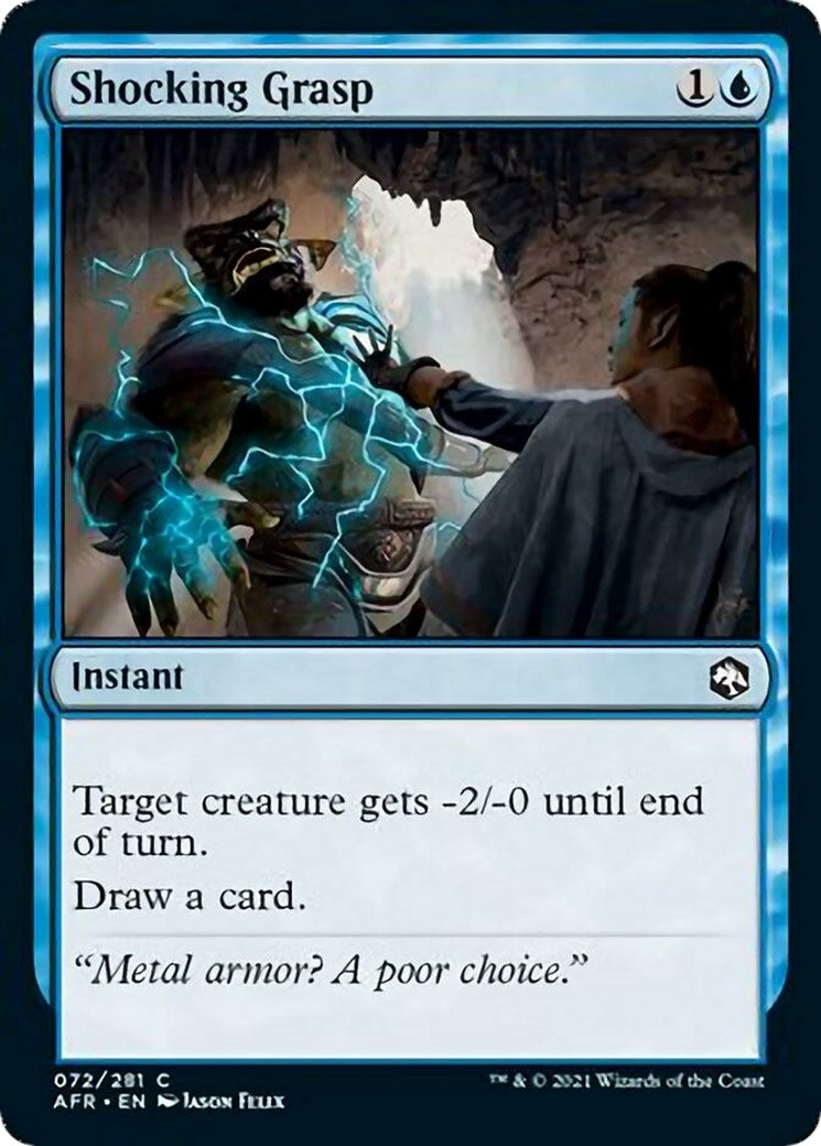 Image for Shocking Grasp (Adventures in the Forgotten Realms) (72) - Magic: The Gathering