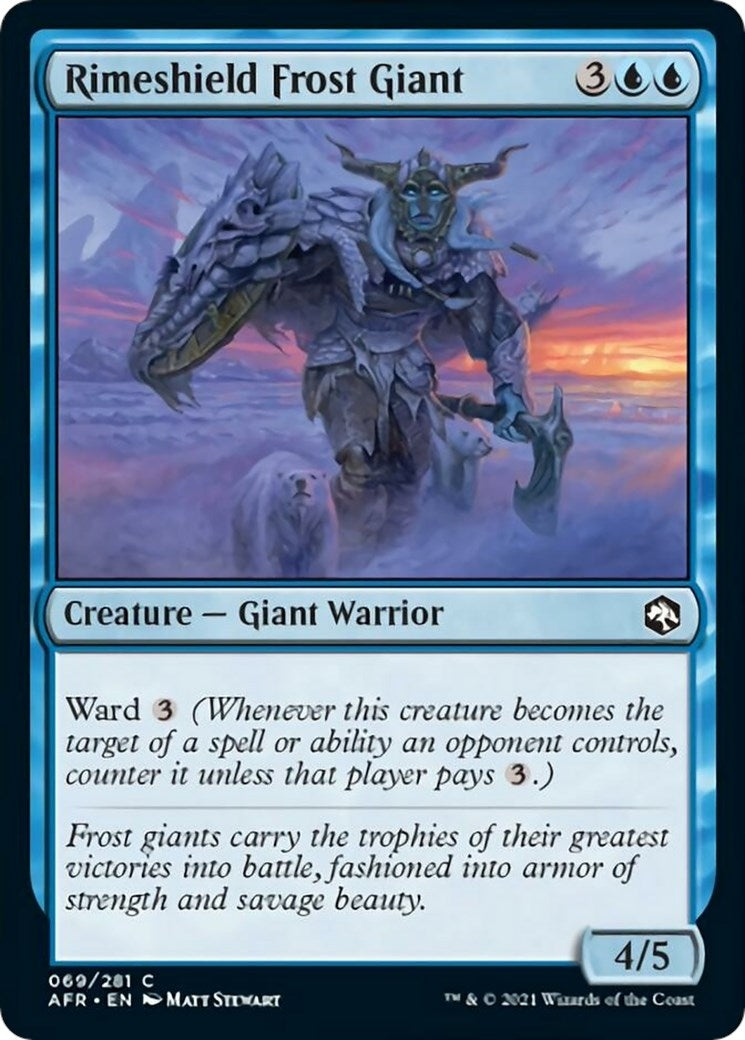 Image for Rimeshield Frost Giant (Adventures in the Forgotten Realms) (69) - Magic: The Gathering