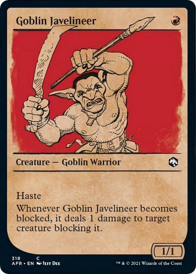 Image for Goblin Javelineer (Showcase) (Adventures in the Forgotten Realms) (318) - Magic: The Gathering