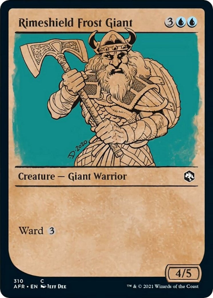Image for Rimeshield Frost Giant (Showcase) (Adventures in the Forgotten Realms) (310) - Magic: The Gathering