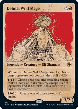 Image for Delina, Wild Mage (Showcase) (Adventures in the Forgotten Realms) (317) - Magic: The Gathering