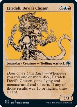 Image for Farideh, Devil's Chosen (Showcase) (Adventures in the Forgotten Realms) (339) - Magic: The Gathering