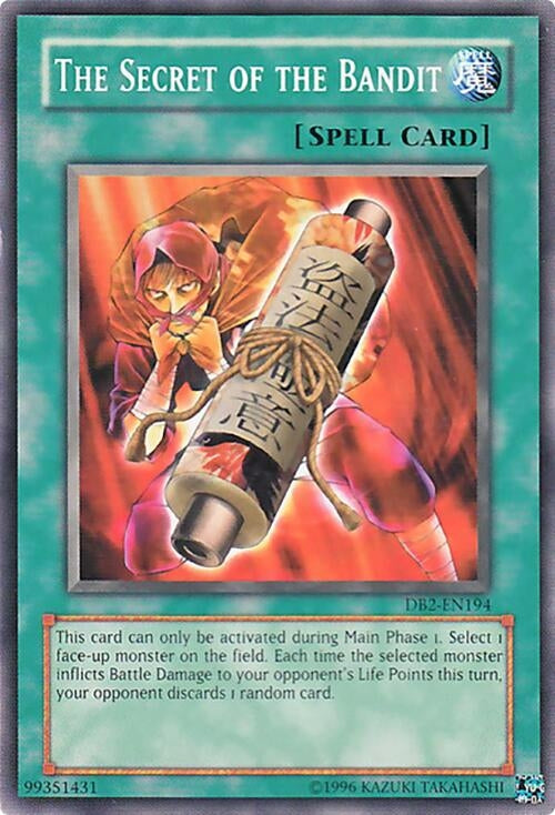 Image for The Secret of the Bandit (Dark Beginning 2) (DB2-EN194) - YuGiOh