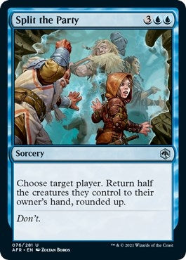 Image for Split the Party (Adventures in the Forgotten Realms) (76) - Magic: The Gathering
