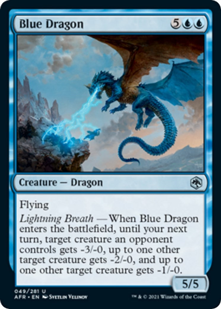 Image for Blue Dragon (Adventures in the Forgotten Realms) (49) - Magic: The Gathering