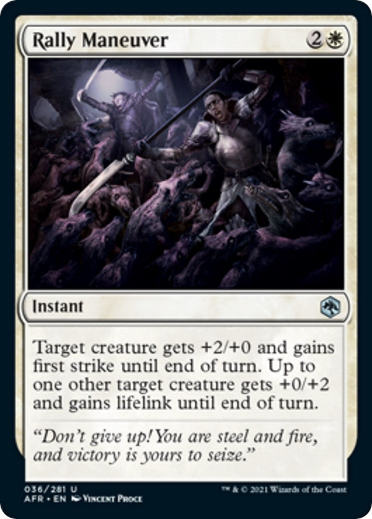 Image for Rally Maneuver (Adventures in the Forgotten Realms) (36) - Magic: The Gathering