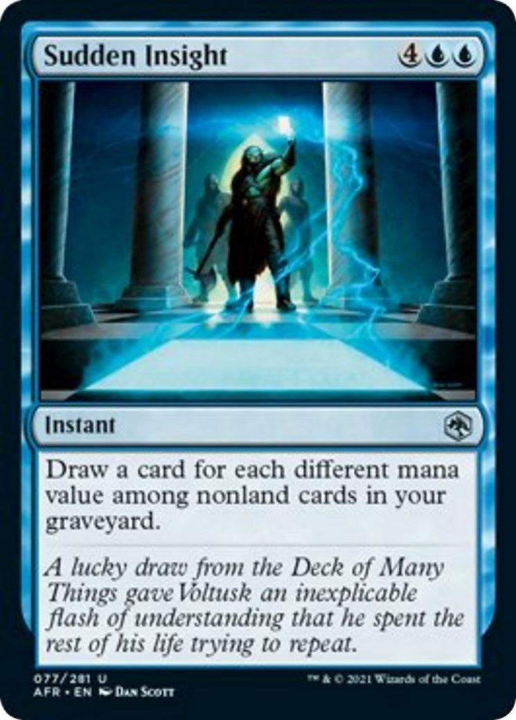 Image for Sudden Insight (Adventures in the Forgotten Realms) (77) - Magic: The Gathering