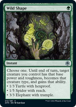 Image for Wild Shape (Adventures in the Forgotten Realms) (212) - Magic: The Gathering