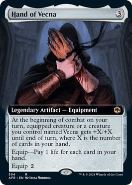 Image for Hand of Vecna (Extended Art) (Adventures in the Forgotten Realms) (394) - Magic: The Gathering