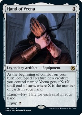 Image for Hand of Vecna (Adventures in the Forgotten Realms) (246) - Magic: The Gathering