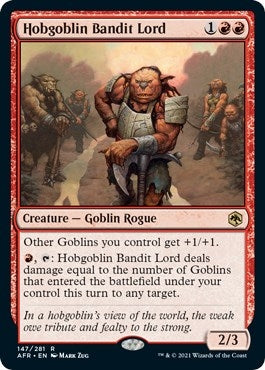 Image for Hobgoblin Bandit Lord (Adventures in the Forgotten Realms) (147) - Magic: The Gathering