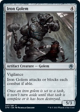 Image for Iron Golem (Adventures in the Forgotten Realms) (247) - Magic: The Gathering
