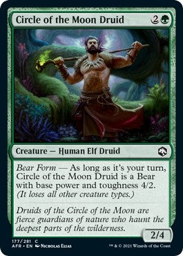 Image for Circle of the Moon Druid (Adventures in the Forgotten Realms) (177) - Magic: The Gathering