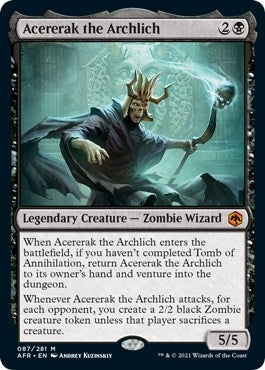 Image for Acererak the Archlich (Adventures in the Forgotten Realms) (87) - Magic: The Gathering