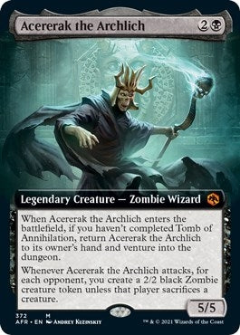Image for Acererak the Archlich (Extended Art) (Adventures in the Forgotten Realms) (372) - Magic: The Gathering