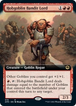 Image for Hobgoblin Bandit Lord (Extended Art) (Adventures in the Forgotten Realms) (379) - Magic: The Gathering
