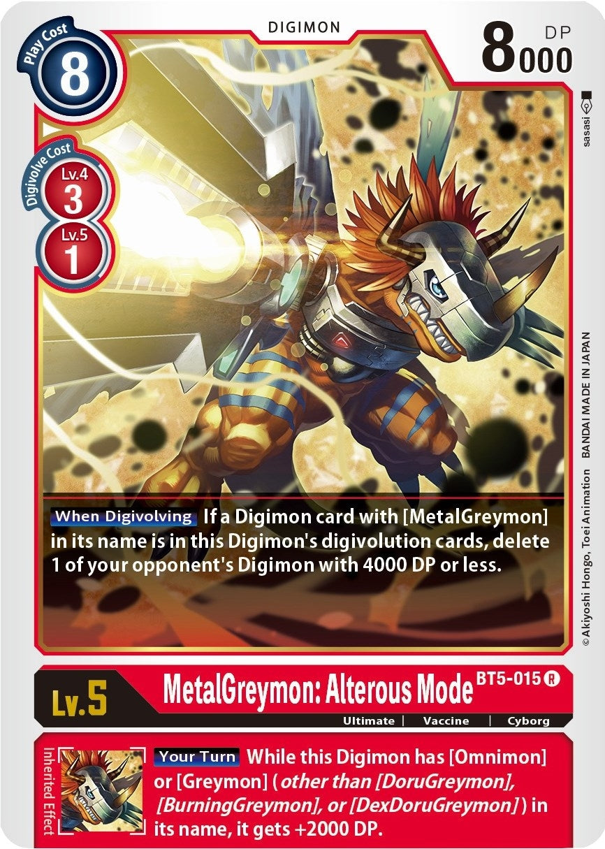 Image for MetalGreymon: Alterous Mode (BT05) (5015)