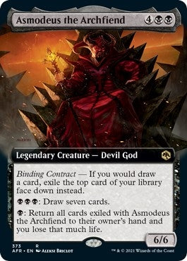 Image for Asmodeus the Archfiend (Extended Art) (Adventures in the Forgotten Realms) (373) - Magic: The Gathering