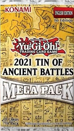 Image for 2021 Tin of Ancient Battles Mega Pack - YuGiOh