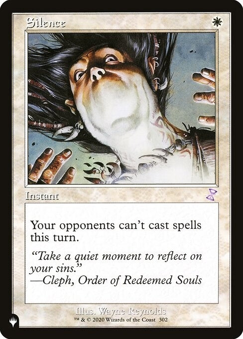 Image for Silence (The List Reprints) (302/289) - Magic: The Gathering