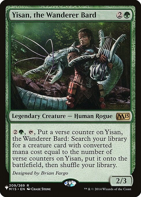 Image for Yisan, the Wanderer Bard (The List Reprints) (209/269) - Magic: The Gathering