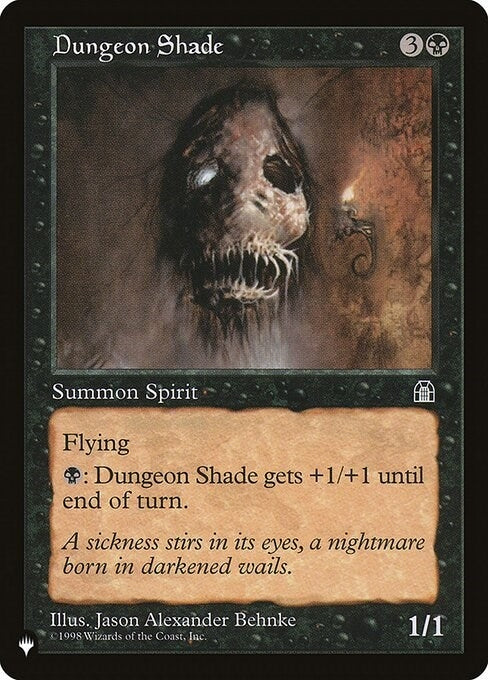 Image for Dungeon Shade (The List Reprints) - Magic: The Gathering
