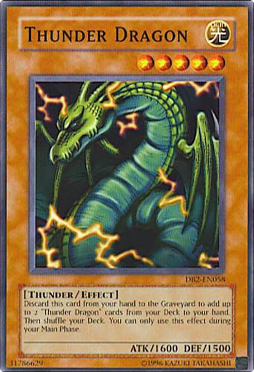 Image for Thunder Dragon (Dark Beginning 2) (DB2-EN058) - YuGiOh
