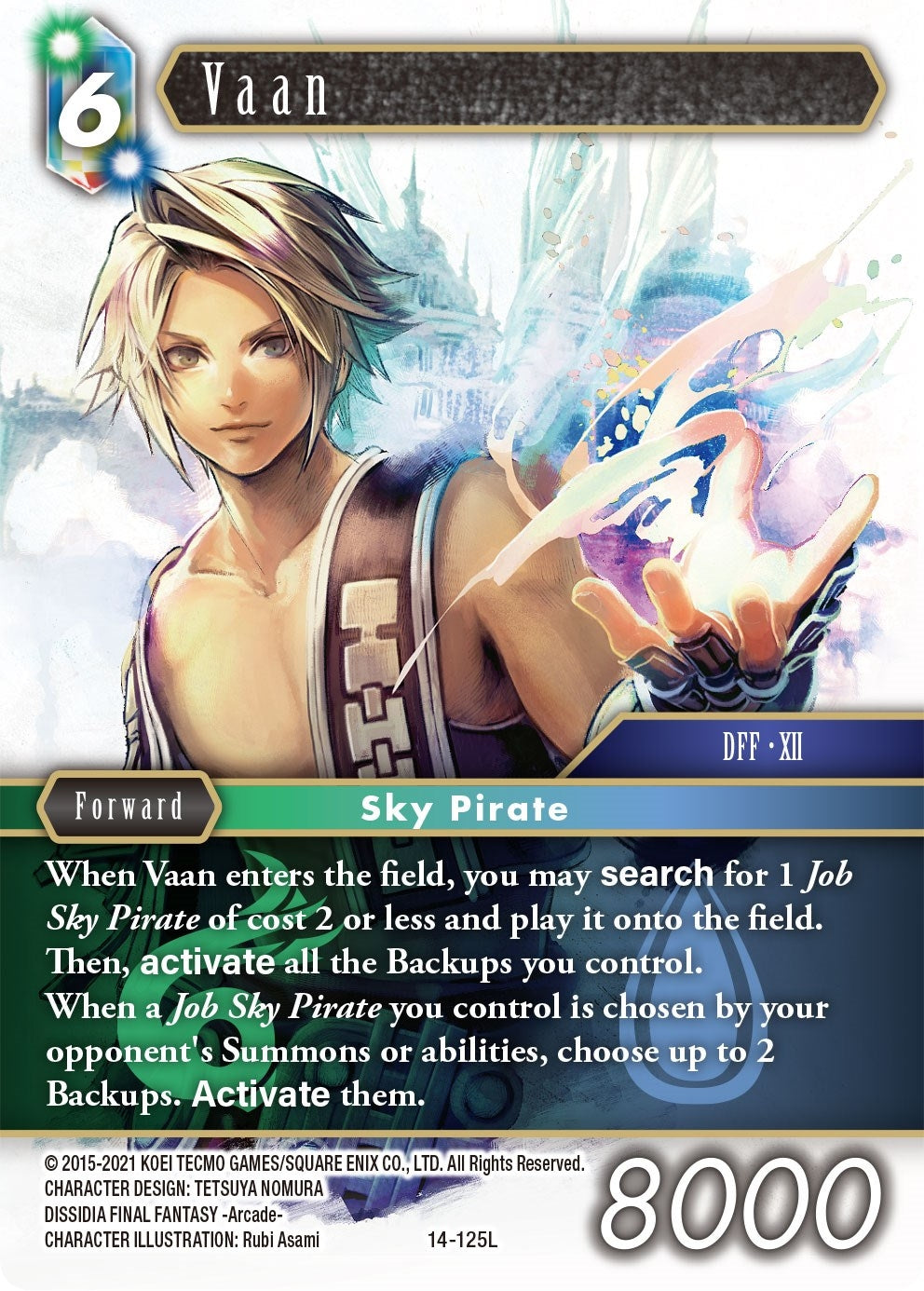 Image for Vaan (Opus XIV: Crystal Abyss) (14-125L) - Final Fantasy TCG