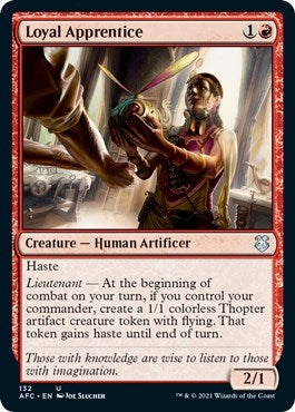 Image for Loyal Apprentice (Commander: Adventures in the Forgotten Realms) (132) - Magic: The Gathering