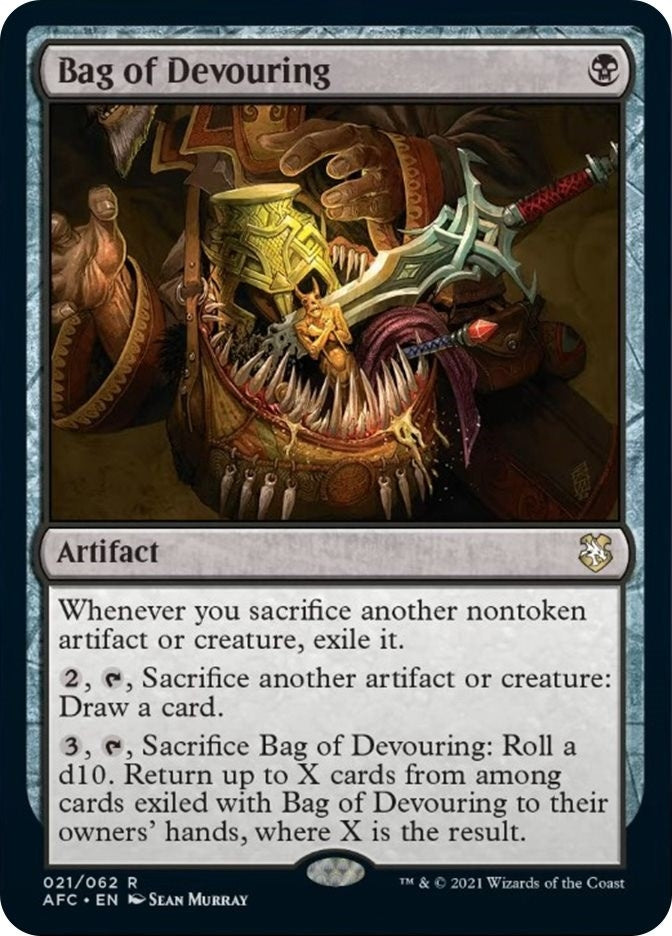 Image for Bag of Devouring (Commander: Adventures in the Forgotten Realms) (21) - Magic: The Gathering