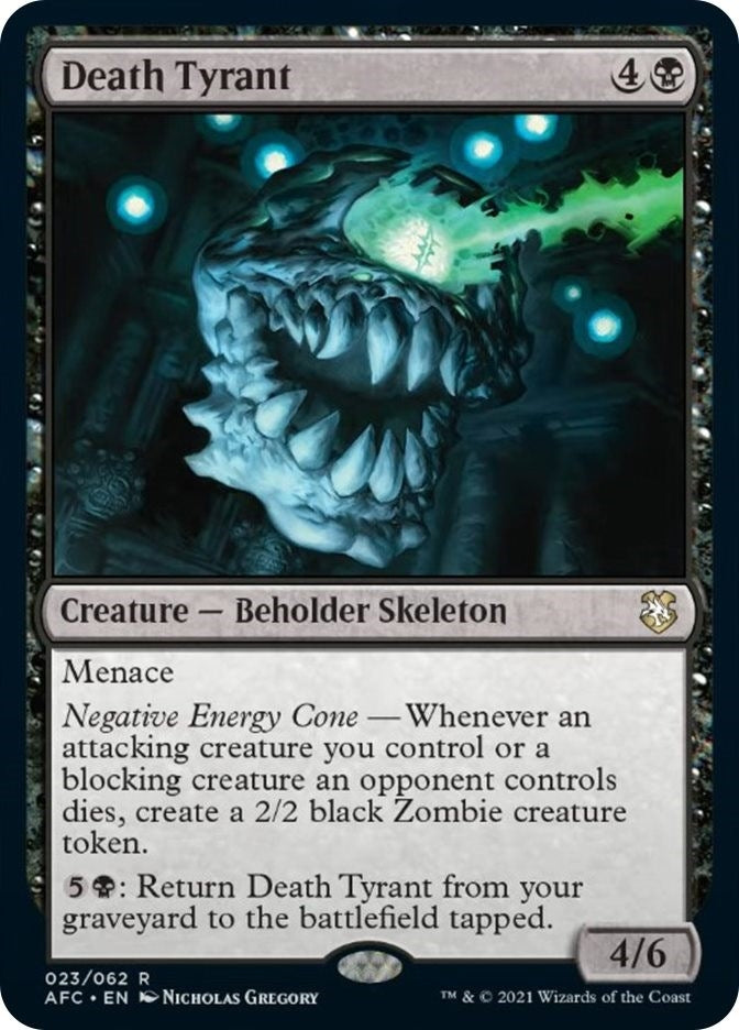 Image for Death Tyrant (Commander: Adventures in the Forgotten Realms) (23) - Magic: The Gathering