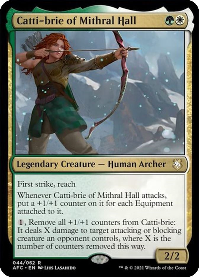 Image for Catti-brie of Mithral Hall (Commander: Adventures in the Forgotten Realms) (44) - Magic: The Gathering