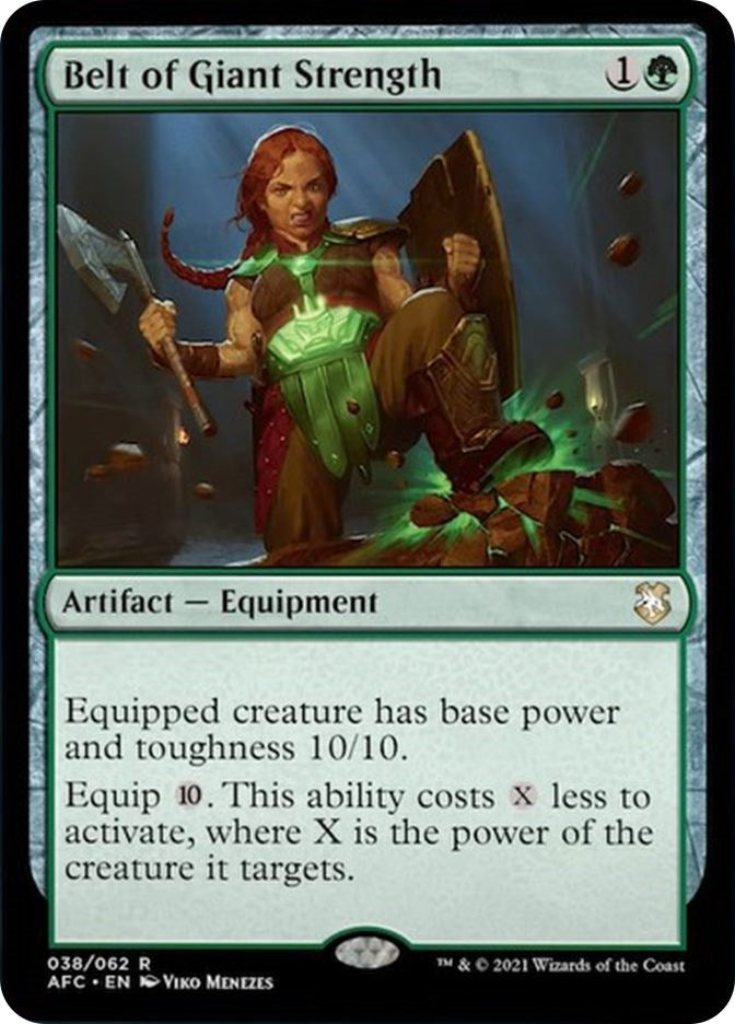 Image for Belt of Giant Strength (Commander: Adventures in the Forgotten Realms) (38) - Magic: The Gathering