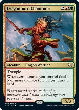 Image for Dragonborn Champion (Commander: Adventures in the Forgotten Realms) (45) - Magic: The Gathering