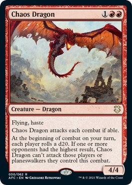 Image for Chaos Dragon (Commander: Adventures in the Forgotten Realms) (30) - Magic: The Gathering