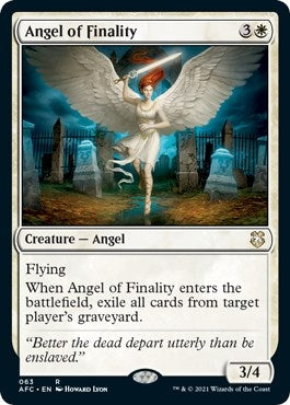 Image for Angel of Finality (Commander: Adventures in the Forgotten Realms) (63) - Magic: The Gathering