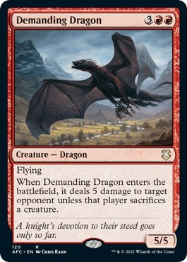 Image for Demanding Dragon (Commander: Adventures in the Forgotten Realms) (120) - Magic: The Gathering