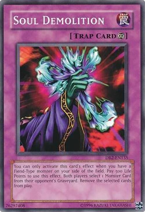 Image for Soul Demolition (Dark Beginning 2) (DB2-EN135) - YuGiOh