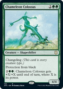 Image for Chameleon Colossus (Commander: Adventures in the Forgotten Realms) (153) - Magic: The Gathering