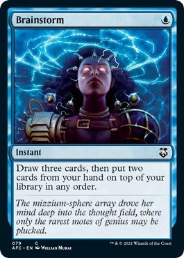 Image for Brainstorm (Commander: Adventures in the Forgotten Realms) (79) - Magic: The Gathering