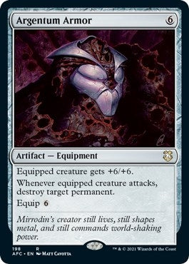 Image for Argentum Armor (Commander: Adventures in the Forgotten Realms) (198) - Magic: The Gathering