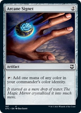 Image for Arcane Signet (Commander: Adventures in the Forgotten Realms) (197) - Magic: The Gathering