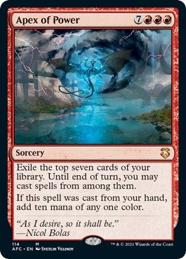 Image for Apex of Power (Commander: Adventures in the Forgotten Realms) (114) - Magic: The Gathering